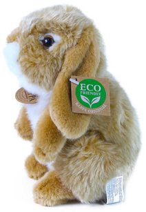 Zajíc králík béžový stojící 18cm Eco-Friendly