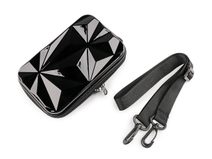 Dámská skořepinová kabelka / pouzdro crossbody s popruhem 18x11 cm