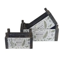 Dřevěný obal s plastem D7071/C - 36 cm