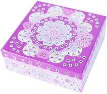 Šperkovnice třpytivá čtvercová s mozaikou kreativní set v krabici