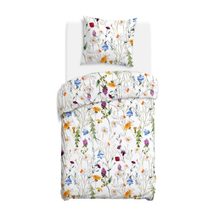 Saténové povlečení pro dva Florina – Květinový set (2x 140x200 + 2x 70x90)