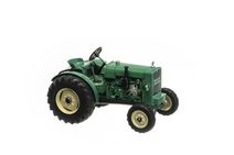 Kovový Traktor Zetor s valníkem zelený na klíček 28cm