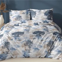 Povlečení bavlněný satén Tree 140x200+70x90 cm
