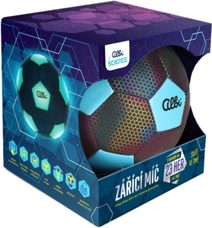 Holografický svítící míč (síťovka + doplňky, svítí ve tmě) Albi