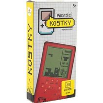 Hra retro digitální Tetris Brick Game hlavolam padající kostky na baterie Zvuk