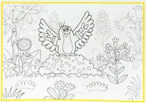 Pokladnička Krtek válec se zámkem plech 9x11cm v sáčku