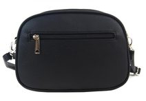 MiaMore Kožená crossbody dámská kabelka se třemi oddíly červená