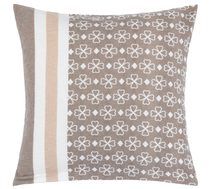 Povláček flanelový Kávová,Bílá 12/368 B 40x40 cm