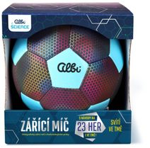 Holografický svítící míč (síťovka + doplňky, svítí ve tmě) Albi