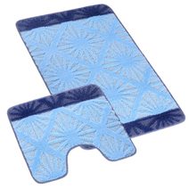 SADA BANY 60x100 + 60x50 cm - s výkrojem Modrá 810/003