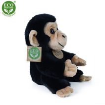 Plyšový šimpanz/opice sedící 18 cm ECO-FRIENDLY