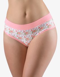 GINA dámské kalhotky klasické, širší bok, s potiskem Disco XVIII 10277P