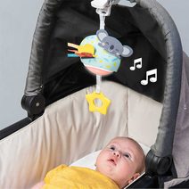 Baby knížka textilní 3v1 rozkládací oboustranná 15x82cm pro miminko