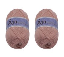 SET 2ks - Příze ÁJA Růžová 1001 50g / 217 m