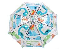 Dětský průhledný vystřelovací deštník dinosaurus
