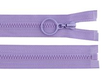 Kostěný zip 4 mm dělitelný s kroužkem délka 50 cm
