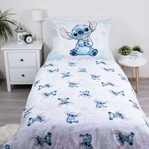 JERRY FABRICS Povlečení Lilo and Stitch Ohana White Bavlna, 140/200, 70/90 cm