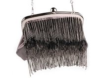 Kabelka - psaníčko saténové s rokajlem