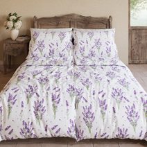 Francouzské bavlněné povlečení STANDARD CANZONE modré 240x220, 70x90cm