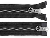 Zip kovový YKK No 5 dělitelný 2 jezdce / dvoucestný 70 cm na kožené bundy