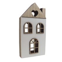 Dekorace domeček D6395/2 - 10.5 × 3 × 21 cm