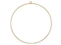 Kovový kruh na lapač snů / k dekorování Ø50 cm