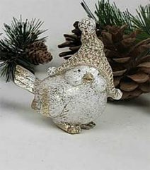 Dekorace ptáček X5163 - 7 × 4 × 6 cm