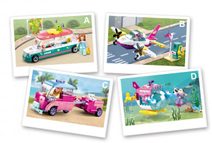 SLUBAN Girls Dream Cvičiště pro kočičky 81 dílků + 1 figurka STAVEBNICE