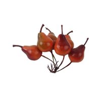 Dekorace hruška, 6 ks X7535