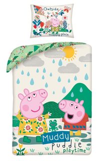 Povlečení Peppa Pig playtime Bavlna, 140/200, 70/90 cm