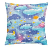 Povláček krepový Modrá,Růžová 80/006 40x40 cm