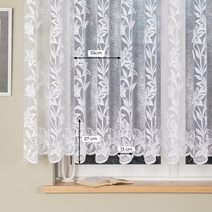 Kusová záclona Miranda s olůvkem 157x300 cm