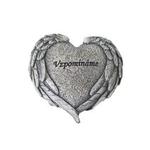 Dekorace na hrob srdce X7466 - 9 × 8 × 2 cm