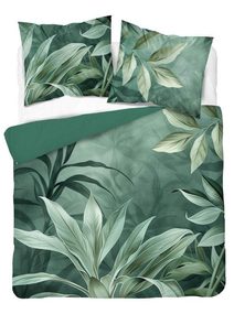 DETEXPOL Francouzské povlečení 3D Listy zelená micro Polyester - mikrovlákno, 220/200, 2x70/80 cm