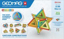 GEOMAG Supercolor Panels 42 dílků Eko magnetická STAVEBNICE