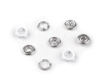 Knoflíky stiskací Roland Baby Ø10 mm na slabé látky, barevný lak sada 50 kusů