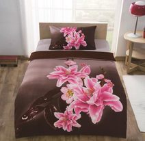 Povlečení mikrovlákno Lilie 140x200+70x90 cm