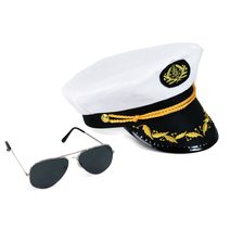 Sada kapitán, čepice s brýlemi
