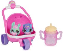 SPIN MASTER Hatchimals set 2 zvířátka s kočárkem a lahvičkou ve vajíčku