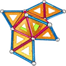 GEOMAG Classic oranžová 93 dílků Eko magnetická STAVEBNICE