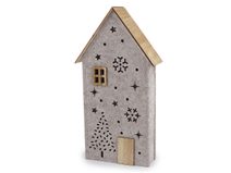 Vánoční filcový domeček svítící