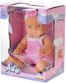 Panenka miminko Ada růžové 23cm tvrdé tělíčko v krabici