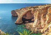 DINO Puzzle 500 dílků Malta pláž foto 47x33cm skládačka