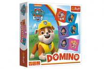 Domino papírové Paw Patrol/Tlapková patrola 28 kartiček společenská hra v krabici 20x20x5cm