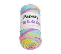 Příze PAPATYA BLOOM Fialová,Tyrkysová,Žlutá 06 100g / 335 m