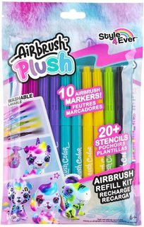 EP Line Airbrush studio náhradní barevná náplň set 10 barev se šablonami
