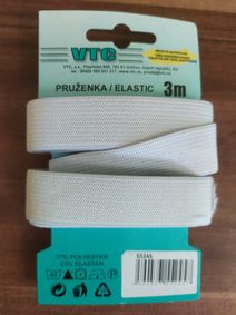 Pruženka plochá 20 mm - karta 3 metru