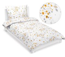 Povlečení krepové Šedá,Žlutá 80/323