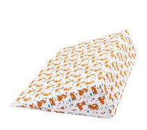 POVLAK na klínový podhlavník Oranžová,Bílá 2005/403 80x50x20 cm