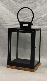 Kovová lucerna K4577/B - H 29,5 cm